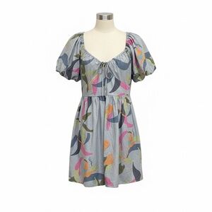 Floral Puff Sleeve Dress